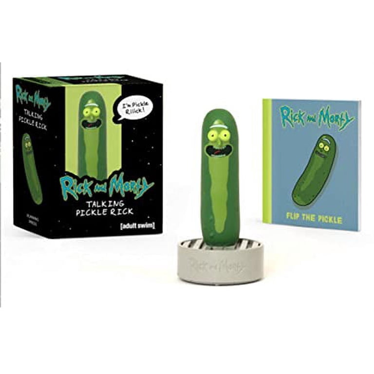 Robb Pearlman, Talking Pickle Rick Figurine, 3 inch, with Sewer