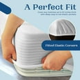 thumbnail image 3 of FeelAtHome Waterproof Mattress Protector, Cooling Mattress Cover, White, Twin, 3 of 11