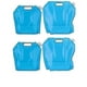thumbnail image 1 of 4pcs Large Capacity Portable Water Bag Sports Collapsible Drinking Water Tank, 1 of 1