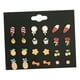 thumbnail image 2 of Pendientes de mujer de moda Sunnimix 12 Pares Dibujos Animados, 2 of 8