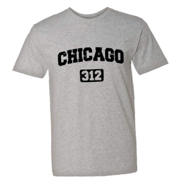 Yolo Trends Pleasemetees Mens Chicago 312 Area Code Distressed Hq Tee Walmart Com Walmart Com
