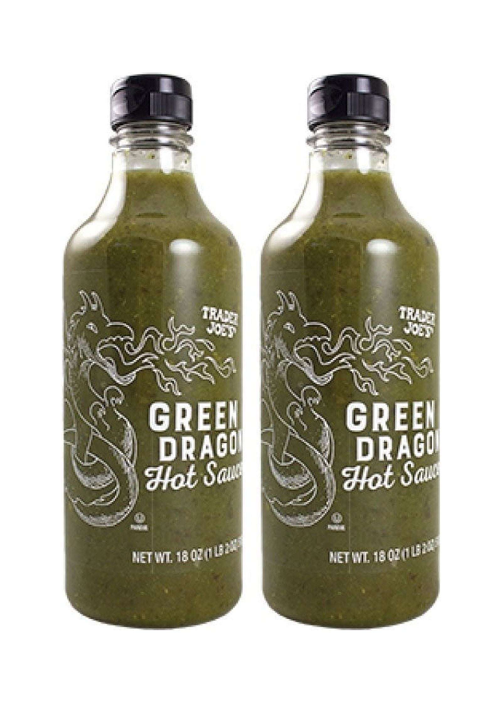 Copper Queen Hot Green Dragon Hot Sauce, 18 oz Bottle (Pack of 2)