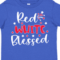 thumbnail image 4 of Inktastic 4th of July Red White Blessed Fireworks Boys or Girls Toddler T-Shirt, 4 of 5