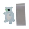 thumbnail image 1 of CEHVOM 10 Pack Cartoon Animal Food Creative Card Baking Packaging Bags Clearance, 1 of 5