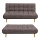 thumbnail image 1 of Sofa Cama Matrimonial Reclinable Acolchado 3 Plazas Moderno cafe, 1 of 3