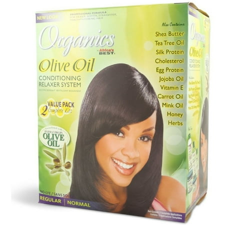 Africa's Best Organics Olive Oil Conditioning Relaxer System, Regular 2
