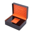 thumbnail image 2 of Caja de almacenamiento de reloj individual, soporte para pulsera, cuero PU de lujo para hombres, caja de reloj negro Yuyangstore Caja de almacenamiento de relojes, 2 of 8