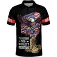 thumbnail image 2 of Lotusprinthandmade Personalized Name Veteran US Veteran Polo Shirt (Lightweight) S-5XL Multicolor, 2 of 7