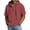 Watermelon Red, variant on Men's Quarter Zip Hoodie Short Sleeve Sweatshirt Casual Solid Color Classic Design Summer Beach Outdoor Daily Wear Slim Fit