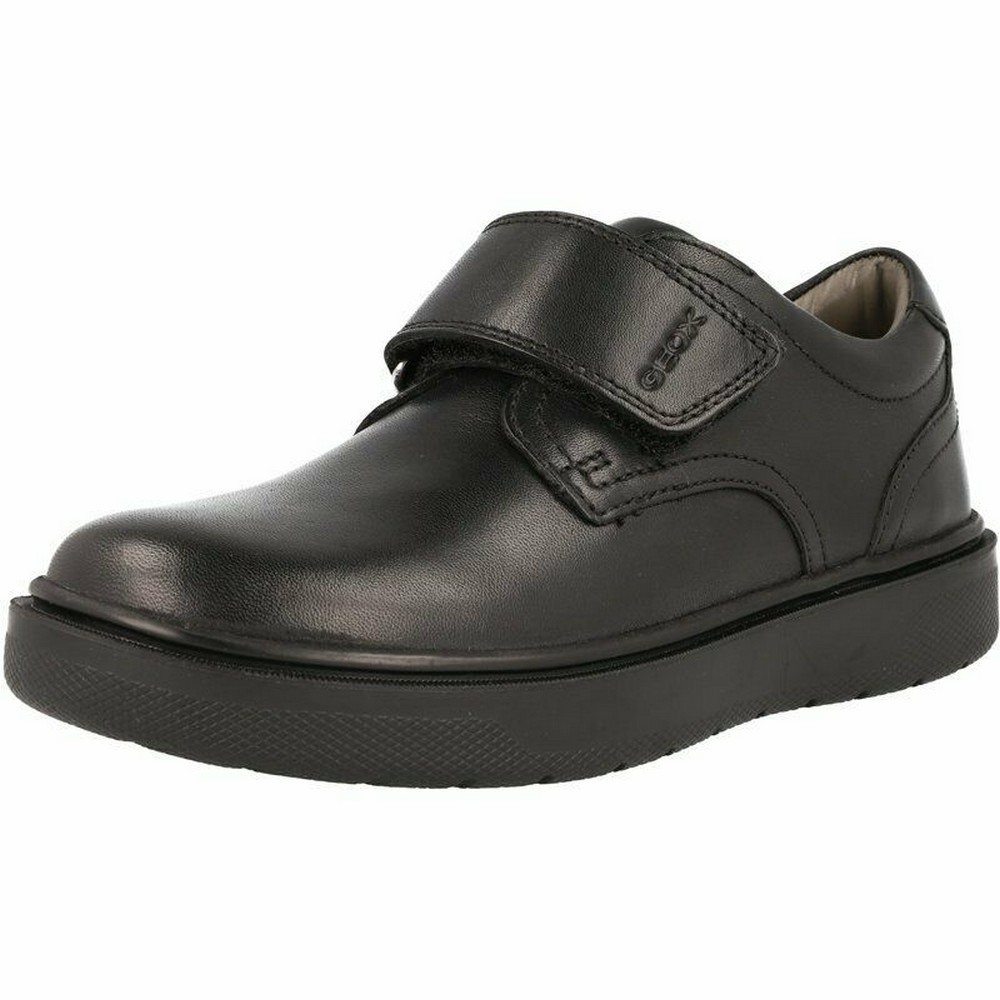 G Touch Fastening Shoe Black Geox Kids J Riddock B