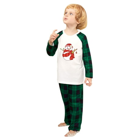 

REORIAFEE Matching Christmas Pajamas for Family Couples Kids Winter Pajamas Kids 8 Years