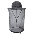 thumbnail image 2 of Dalrosia Head Net Hat, Nylon Mesh Veil Bucket Hat Safari Hat Sun Hat for Women Men Sun UV Protection Fishing/Gardening/Boating Outdoor, 2 of 7