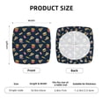thumbnail image 6 of Fotbe Fastfood Velvet Stretch Couch Cushion Cover Plush Cushion Slipcover for Chair Cushion Furniture Protector Seat Cushion Sofa Cover-16.9in, 6 of 9