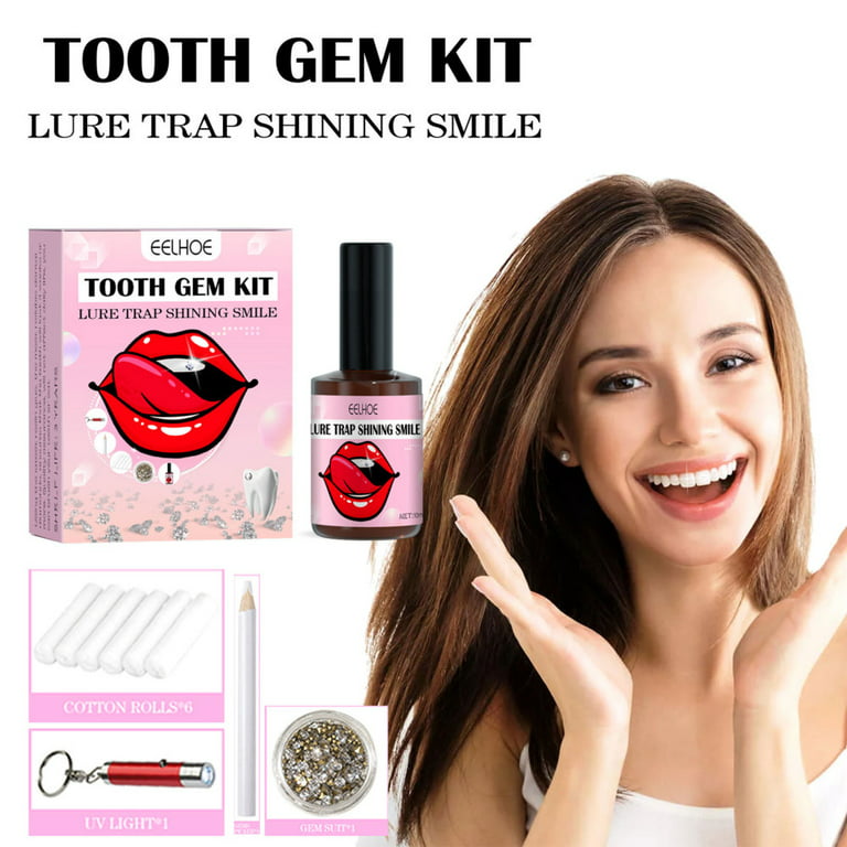 Source OEM Tooth gem kit with curing light and glue crystal tooth gem  adhesive training kit on m.
