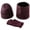 Wine Red, variant on 3Pcs/Set Mens Beanie Scarf Gloves Set Knit Winter Fleece Lining Thick Hat