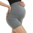 thumbnail image 2 of Women's Yoga Pants Sports Lift Yoga Pants Fitness Running Shorts Maternity Shorts, 2 of 5