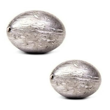 Stellar Egg Sinker (2 Ounce 5 Pack)  Fishing Weights, Fishing Sinkers for Saltwater Freshwater, Fishing Gear Tackle