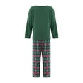 thumbnail image 6 of Fiomva Family Matching Pajamas Christmas Pjs Holiday Nightwear Sleepwear Sets Long Sleeve Pjs Santa Claus Xmas Pjs Set, 6 of 10
