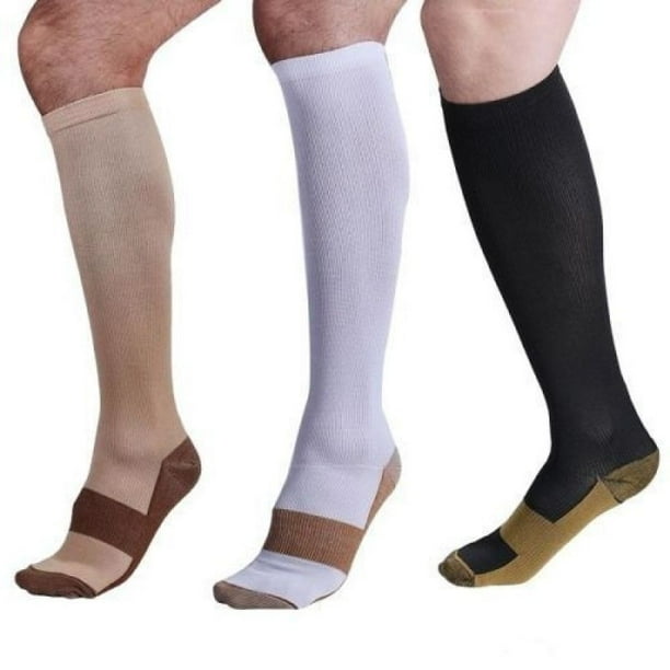 Copper Infused Compression Socks 2030mmHg Graduated Mens Womens SXXL