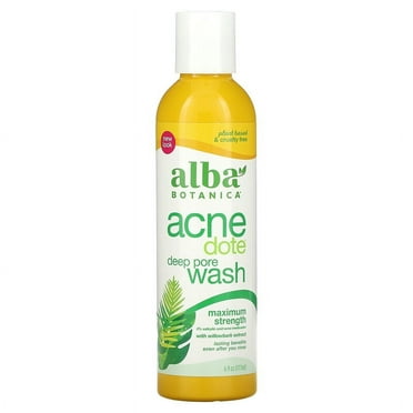 Alba Botanica Deep Pore Wash 6 oz Pack of 4