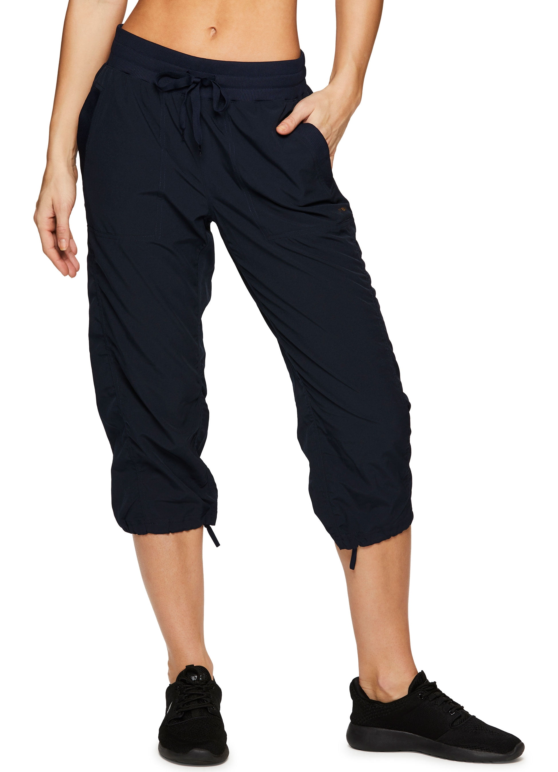 RBX Active Women's Lightweight Woven Capri Pant With Pockets - Walmart.com