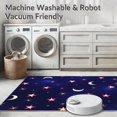 thumbnail image 5 of ODIKA 6'x9' Machine Washable Non-Slip Area Rug, Magical Night Sky with Starry High Traffic Rug, Blue, 398044, 5 of 7