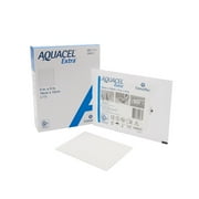 Convatec AQUACEL Extra 4x5 Hydrofiber Dressing for Exuding Wounds, 10ct Box, Sterile