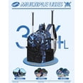 thumbnail image 6 of Baseball Softball Backpack for  Boys Girls 6-8 8-12 12-14 Large Youth Bat Bag for Gear Storage Baseball Softball Tball Equipment  Pack with Separate Shoe Bag, 6 of 7