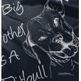 thumbnail image 5 of My Big Brother is a Pitbull Dog Lover Toddler Boy Girl T Shirt Infant Toddler Brisco Brands 18M, 5 of 6