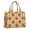 Yellow Highland Cow, variant on Large Capacity Tote Bag,Lightblue Highland Cow Flower Bucket Pattern Handbag Fashion Luxury Tote Bag,15.7"x13"x 5.1" Inches,Laptop Compatible