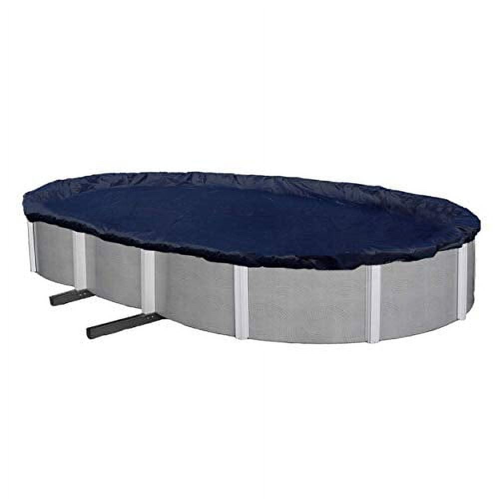 Winter Block Oval Winter Laminated Polyethylene Pool Cover, 15 x 21 ft. Aboveground Pool