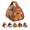 03# D, variant on Christmas Character Quilted Carry Basket – DIY Fabric Basket Craft Kit with Holiday Characters, Decorative Home Organizer for Christmas Storage