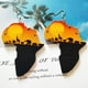 thumbnail image 4 of 10 piezas a granel mapa africano colgante joyería DIY hallazgos suministros B si Zulema Pendientes del mapa africano, 4 of 8