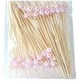 thumbnail image 2 of Antqov 100PCS Cocktail Picks Toothpicks for Appetizers Disposable Pearl Food Picks for Drink Fruit Party Birthday Supplies, 2 of 6