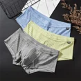 thumbnail image 4 of Mens Winter Cotton Boxer Trunks Pouch Enhancing Underpants Low Waist Sweat Breathable Boxershorts Reathable Male Panties A50 L Gray|https://ae01.alicdn.com/kf/S87c8c68130c243de9f78a6c24731effbp.jpeg, 4 of 5