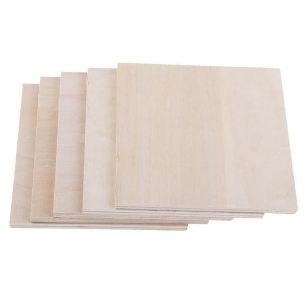 2-3 de 0 piezas modelo DIY hoja de madera de balsa modelo de artesanía de placa de madera 2 piezas CUTICAT Hojas de madera de balsa