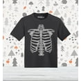 thumbnail image 2 of Shop4Ever Skeleton Ribcage Costume Toddler's Cotton T-Shirt 5T/6T Black, 2 of 6