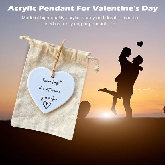 SSKFHGI Thanks You Gift Never Forget The Difference You Made Valentines