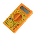thumbnail image 2 of Multimètre Numérique avec Buzzer Sortie Tension Ampli Ohm Testeur Sonde Dc Ac Lcd Surcharge Protection (Jaune), 2 of 5