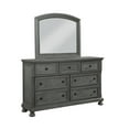 thumbnail image 2 of Jackson Modern Style 7-Drawer Dresser Made with Wood in Gray Finish, 2 of 8