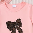 thumbnail image 6 of OYXSER Toddler Girls Clothes 1T 2T 3T 4T 5T T-Shirt Tee Tops + Shorts Ribbed Knit Cute Summer Outfits 2pcs Shorts Outfits Set, Pink 5T, 6 of 7