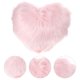 thumbnail image 5 of Bonita almohada de peluche con forma de corazón, mullida y esponjosa, ideal para sala de estar, oficina y mucho más., 5 of 6