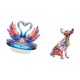 thumbnail image 5 of Estatua de escultura de cisne,Escultura de cisne para decoración del hogar Adorno de San Valentín,Estatua de ganso,figura acrílica,artesanía coleccionable,Figura decorativa,Estatua de perro, 5 of 8