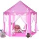 thumbnail image 1 of Tent Girls Large Dollhouse Kids Castle Play Tent with Star Light Toys for Kids Indoor and Outdoor Play, 55" x 53" (DxH), 1 of 4