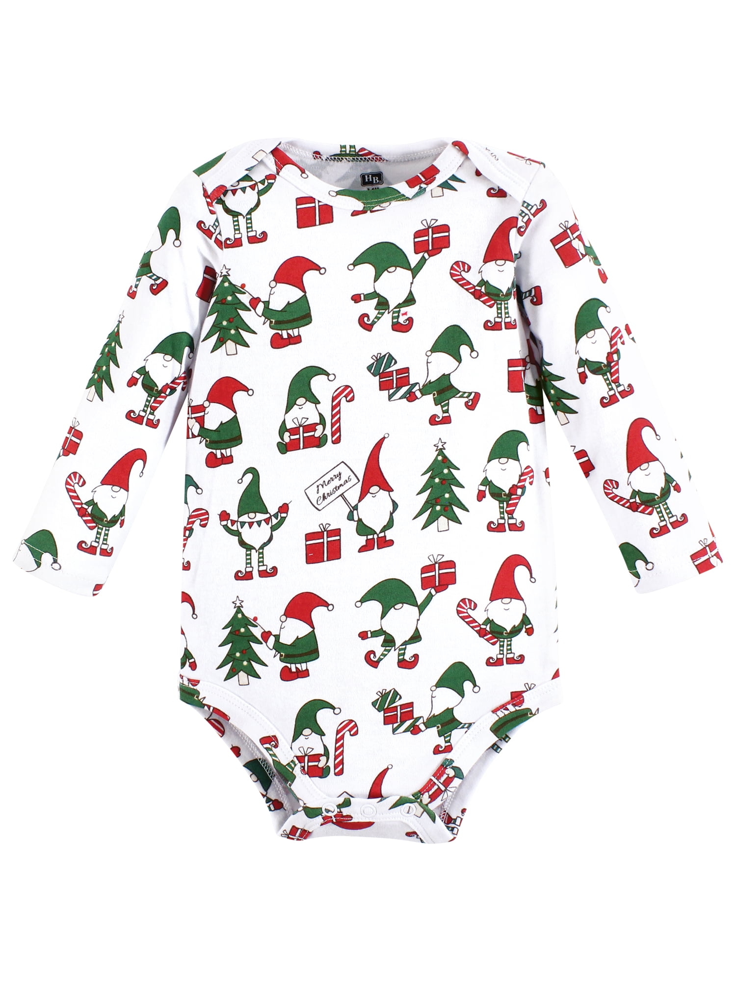 Hudson Baby Cotton Long-Sleeve Bodysuits, 3- Pack, Newborn- 24 Months