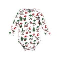 thumbnail image 3 of Hudson Baby Cotton Long-Sleeve Bodysuits, 3- Pack, Newborn- 24 Months, 3 of 5