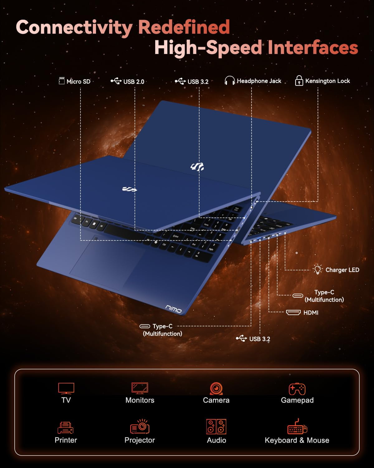 15.6" Light-Gaming-Laptop, 8 Cores AMD Ryzen 7 Pro 6850U 32GB LPDDR5 RAM 1TB SSD (Beat i7-1360P Up to 4.7GHz) AMD Radeon 680M GPU IPS FHD Computer with 100W Type-C Backlit Keyboard Fingerprint