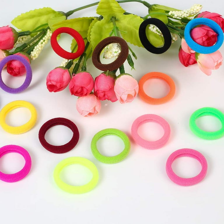 120 Pcs Baby Hair Ties Cotton Toddler Hair Ties for Girls and