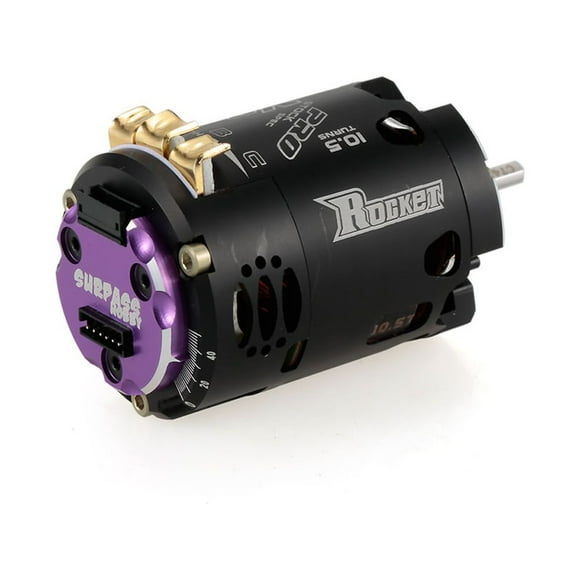 Amdohai SURPASS HOBBY Rocket V3 540 10.5T Sensored Brushless SPEC Motor Black for 1/10 RC