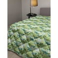 thumbnail image 2 of Botanic Down Alternative Comforter, Cactus Plants Along Flowers Bohemian Desert Scene Blossoming Bouquet, Microfiber Quilt for All Season, 5 Sizes, Pale Green and Warm Taupe, by Ambesonne, 2 of 3